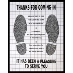 PAPER FLOOR MATS with