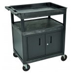 Luxor TC122C-B Three Shelf Large Tub with Cabinet