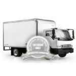 box truck exterior silver