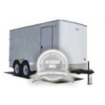 cargo trailer silver