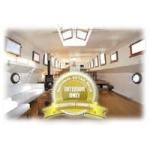 houseboat interior gold