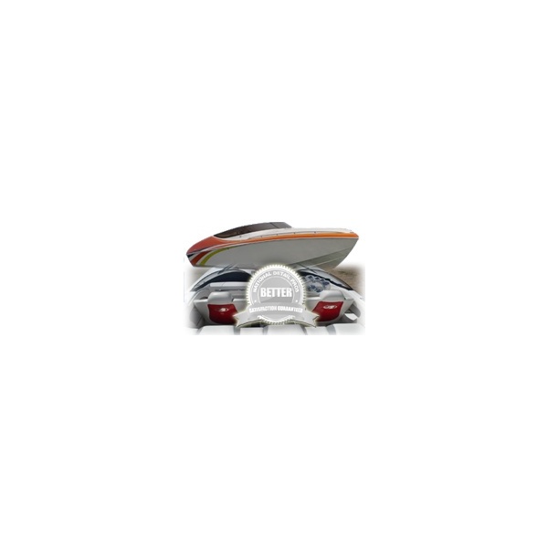 speed boat int out silver