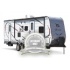 corrogated aluminum travel trailer exterior silver
