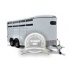 horse trailer silver