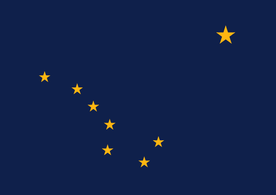 Alaska's Local State Flag.