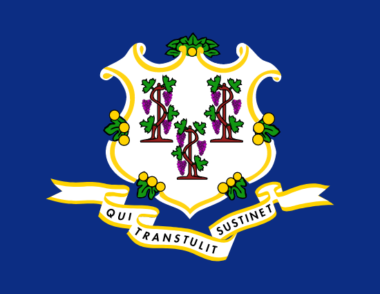 Connecticut's Local State Flag.