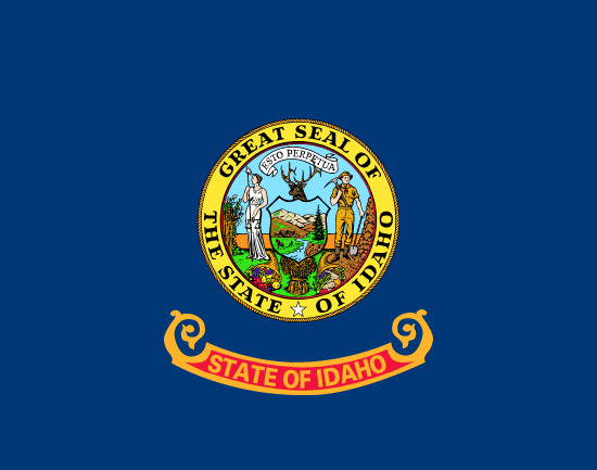 Idaho's Local State Flag.