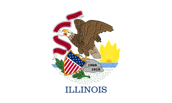 Illinois's Local State Flag.