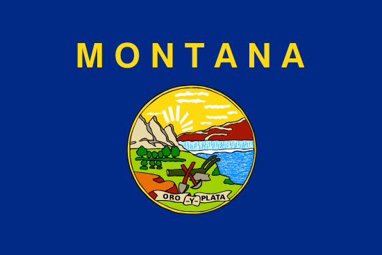 Montana's Local State Flag.