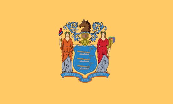 New Jersey's Local State Flag.