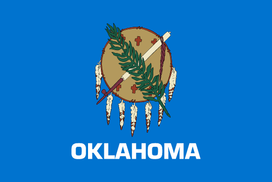 Oklahoma's Local State Flag.