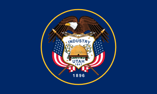 Utah's Local State Flag.