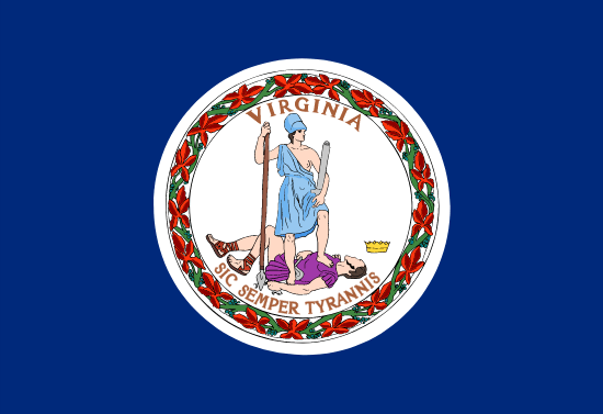 Virginia's Local State Flag.